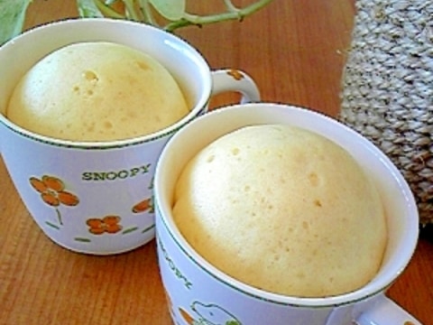 モコモコ レンジdeマグカップ蒸しパン レシピ 作り方 By Mina 914 楽天レシピ モコモコ レンジdeマグカップ蒸しパン レシピ 作り方 By Mina 914 楽天レシピ